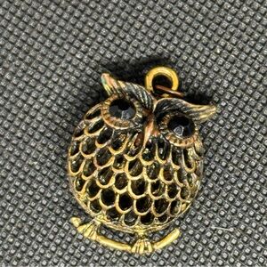 Antique Owl Pendant